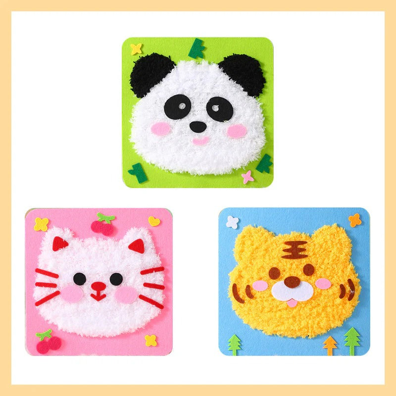 Fuzzy Drawings - Set zum Basteln einer Stickpuppe