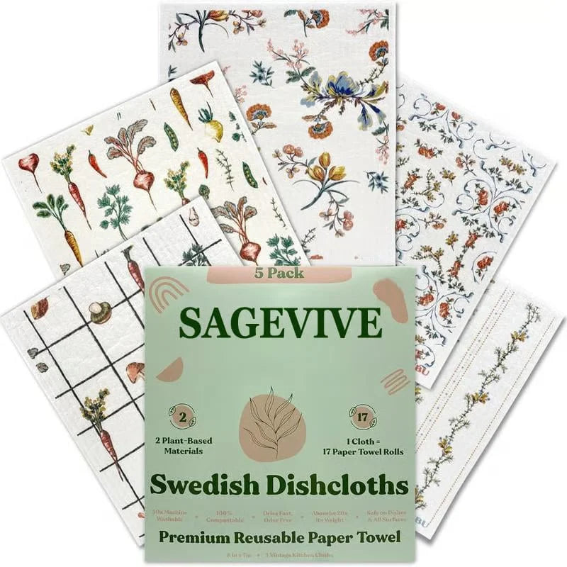 DischaCloths - Ultra-saugfähiges Geschirrtuch-Set