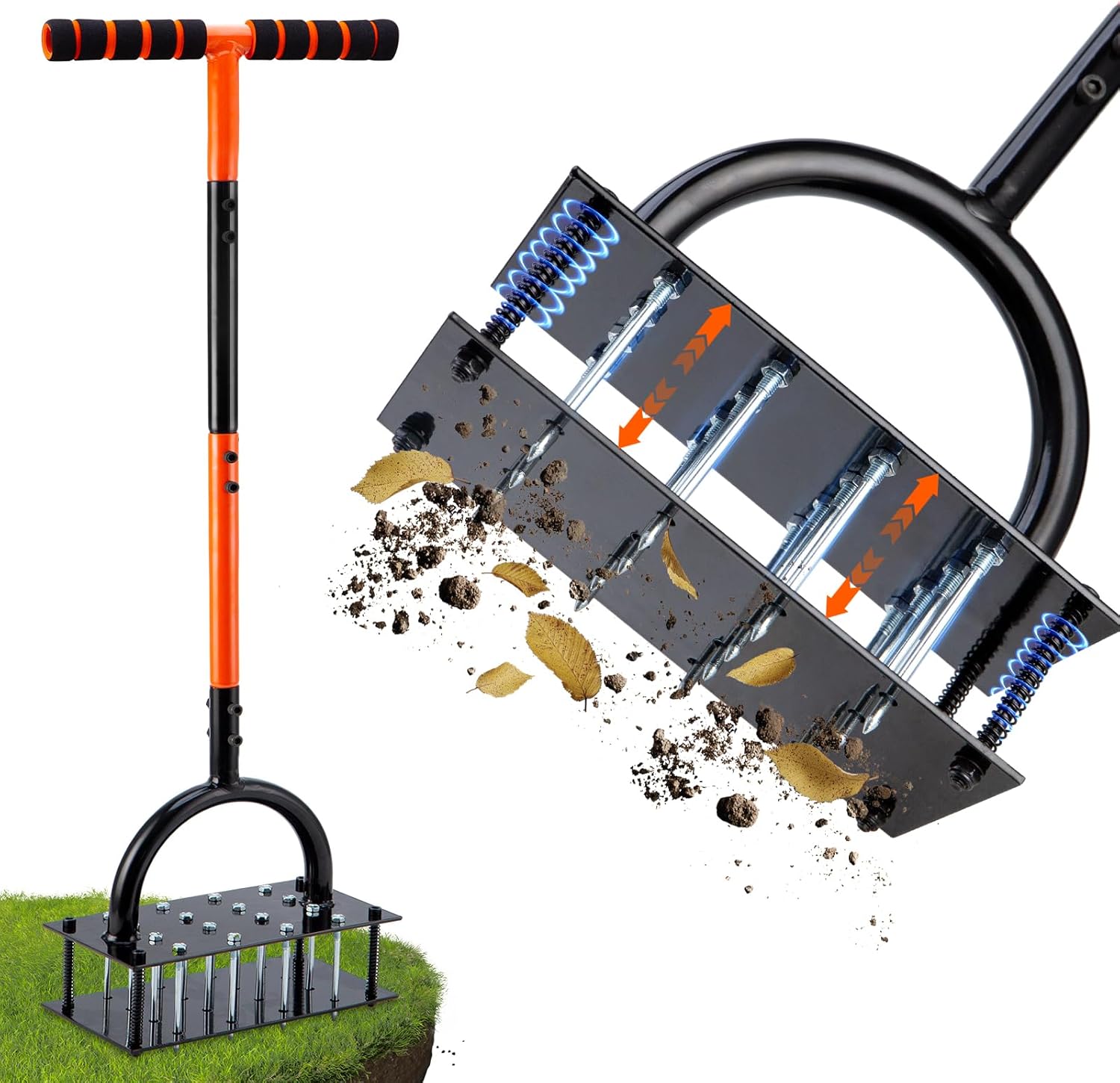 Lawn Aerator - Automatischer, selbstreinigender Rasenbelüfter