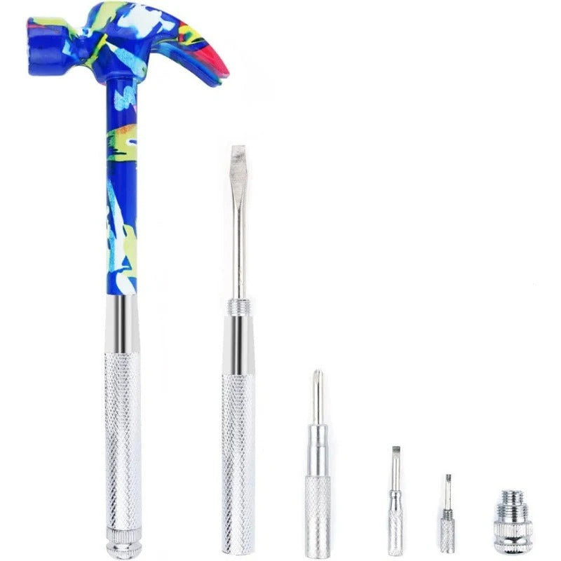 Multi Hammer - Kompaktes 6-in-1-Hammer-Set