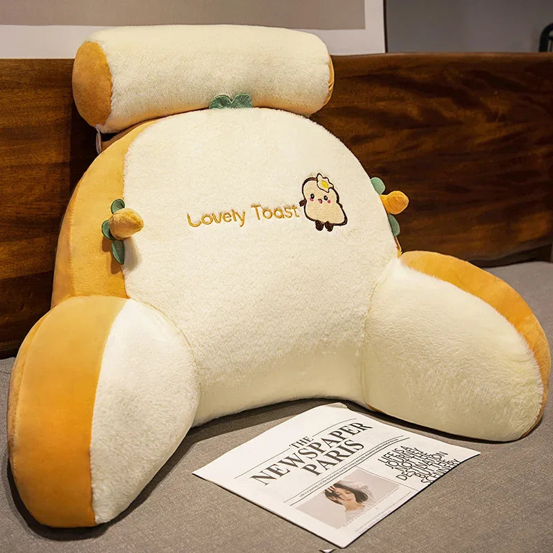 SupportHugger - Rückenstützkissen. Zackt Lendenkissen für Sofa & Bett