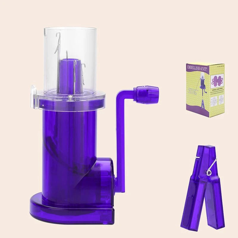 KnitCord - Schnellstrickmaschine für I-Cord — Schneller I-Cord-Macher mit perfekter Spannung