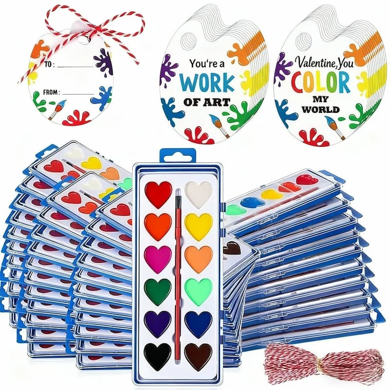 Heart Paint - Mini-Aquarellfarben-Set