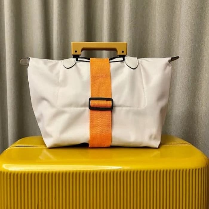 BagBelt - Elastischer Befestigungsgurt zum Befestigen von Taschen an Ihrem Gepäck - Frest