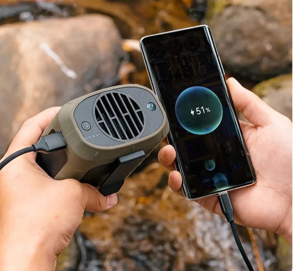 BeltFan - Der mobile Multifunktionsventilator, der Sie überall kühl hält! - Frest