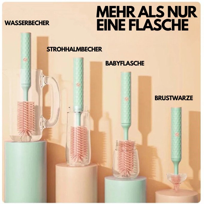 BottleBrush - Elektrisches Flaschenbürstenset - Frest