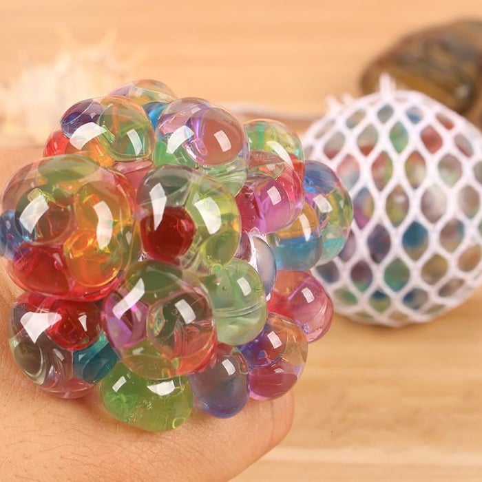 BubbleSqueeze™ - Regenbogen-Stressabbau-Ball - Frest