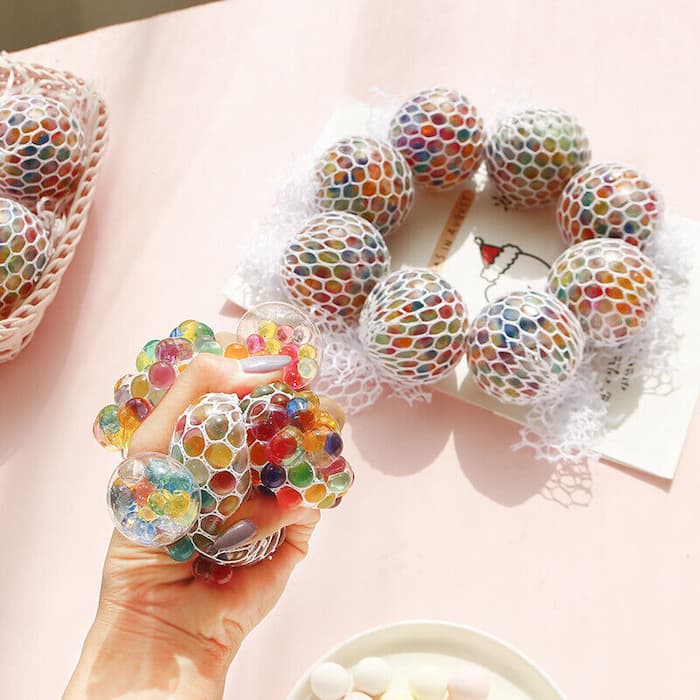 BubbleSqueeze™ - Regenbogen-Stressabbau-Ball - Frest