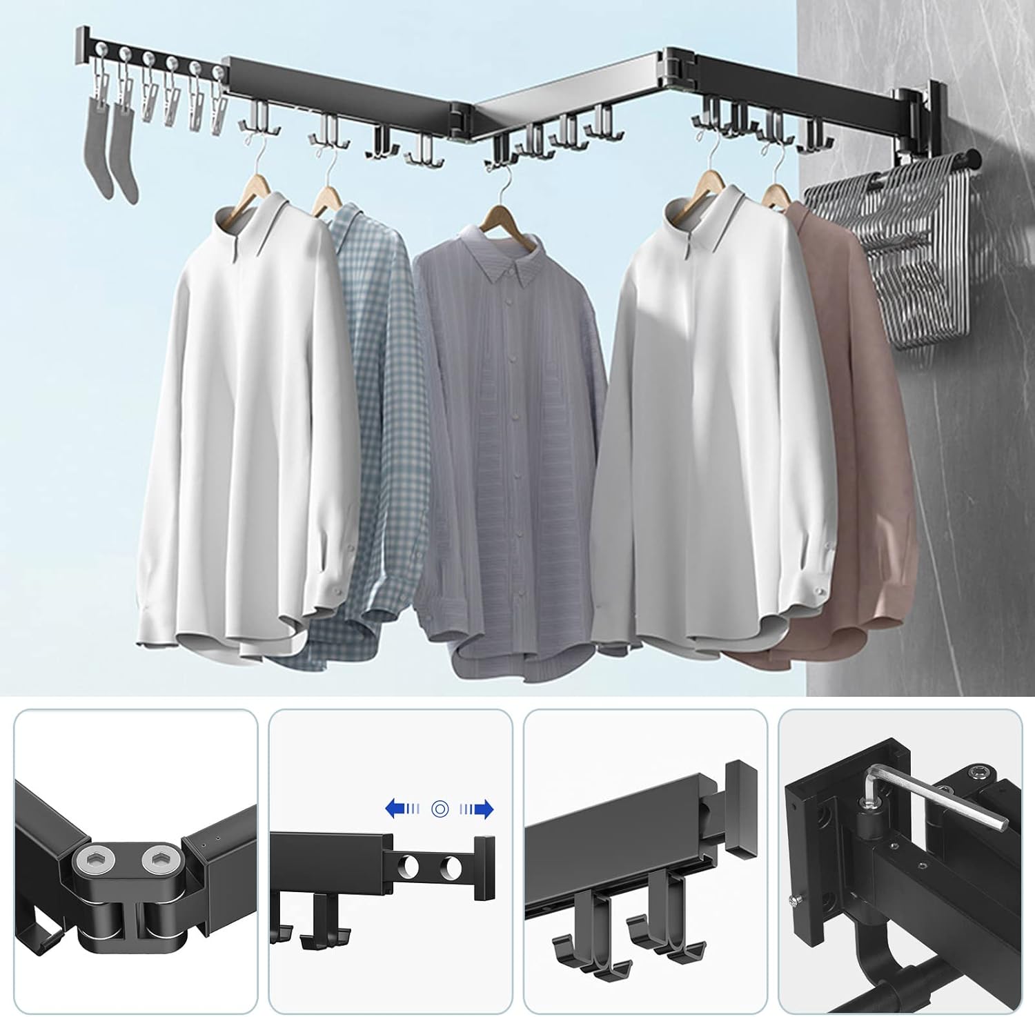 ClothingBar - Wandwäscheständer - Frest