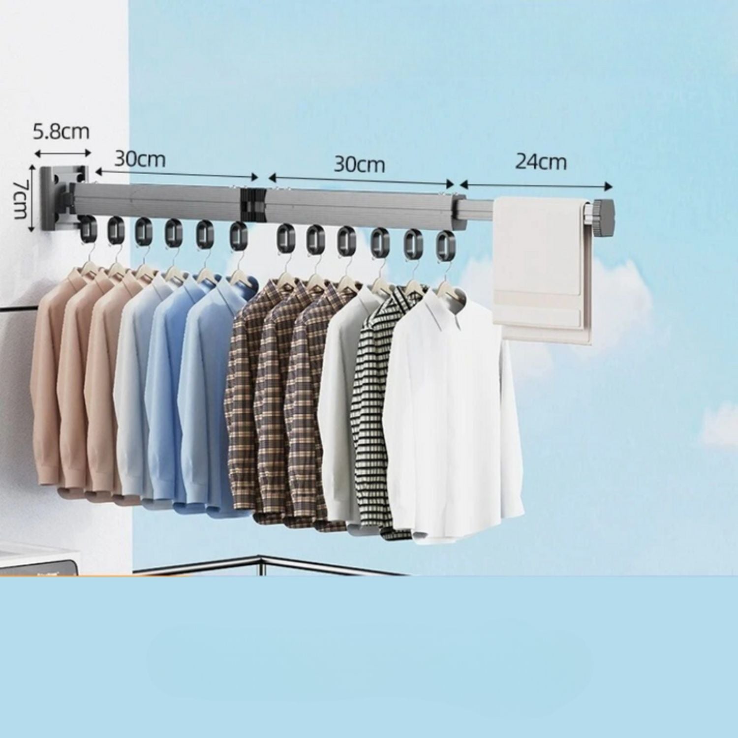 ClothingBar - Wandwäscheständer - Frest