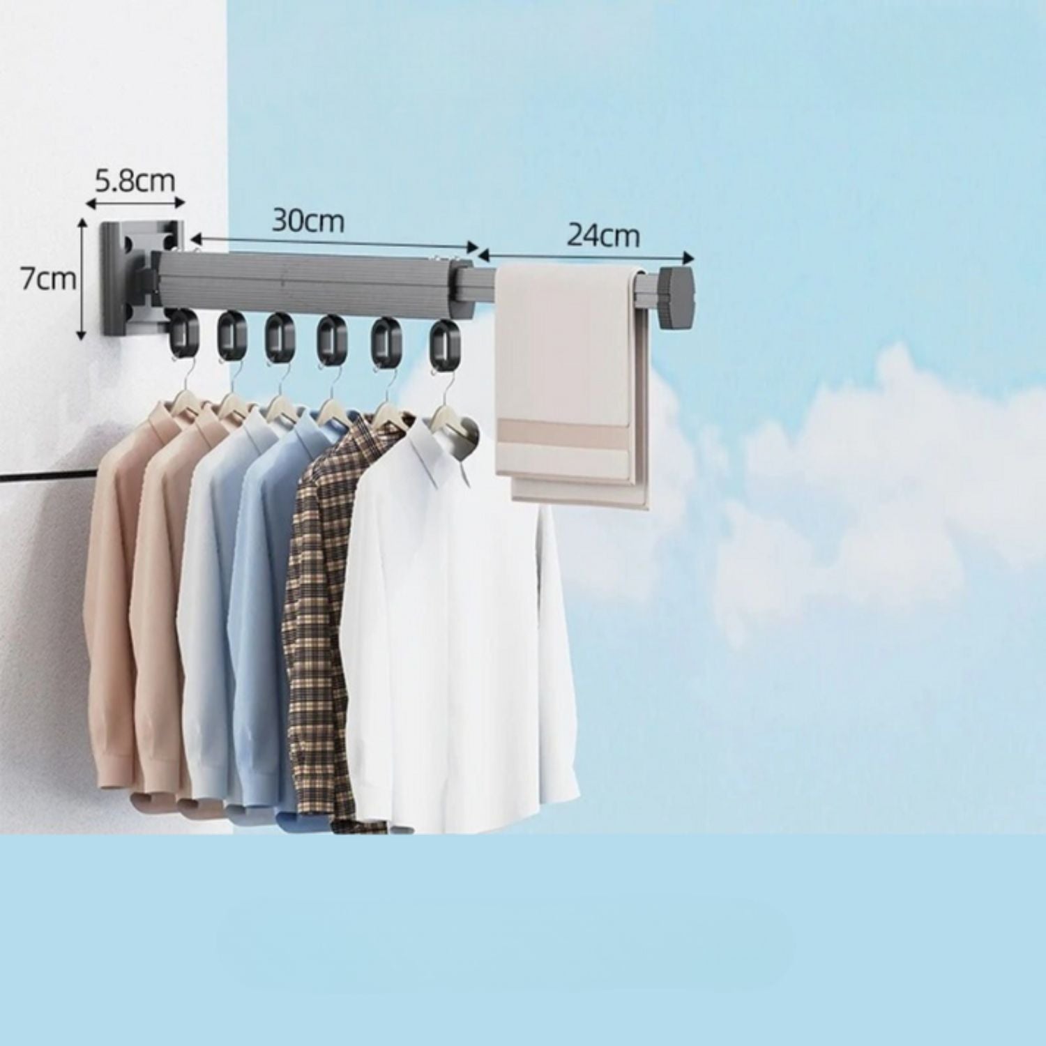 ClothingBar - Wandwäscheständer - Frest