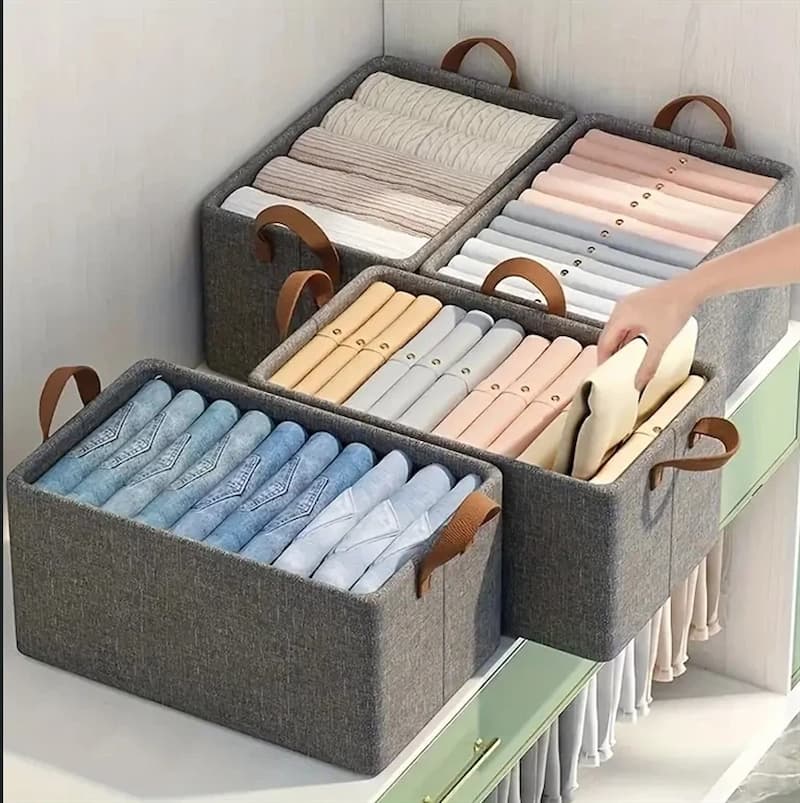 ClothingOrganizer - Faltbare Aufbewahrungsbox für den Schrank - Frest