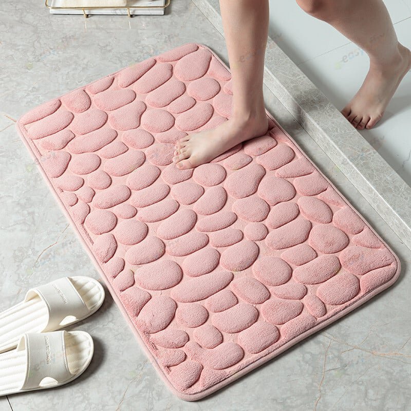 CobbleMatt™ - Badematte mit Kieselsteinrelief - Frest