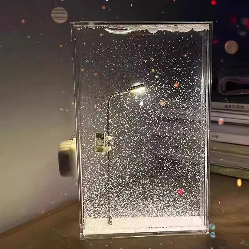 ColdStreet - Straßenlaterne bei Schneeszene - Frest