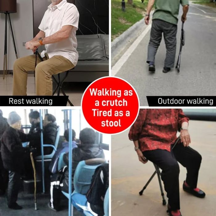 CrutchStool - Krückenhocker für Senioren - Frest