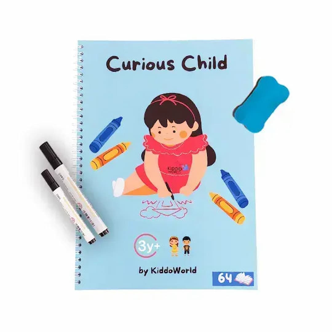 CuriousChild™ - Montessori Aktivitätsbuch für neugierige Kinder - Frest