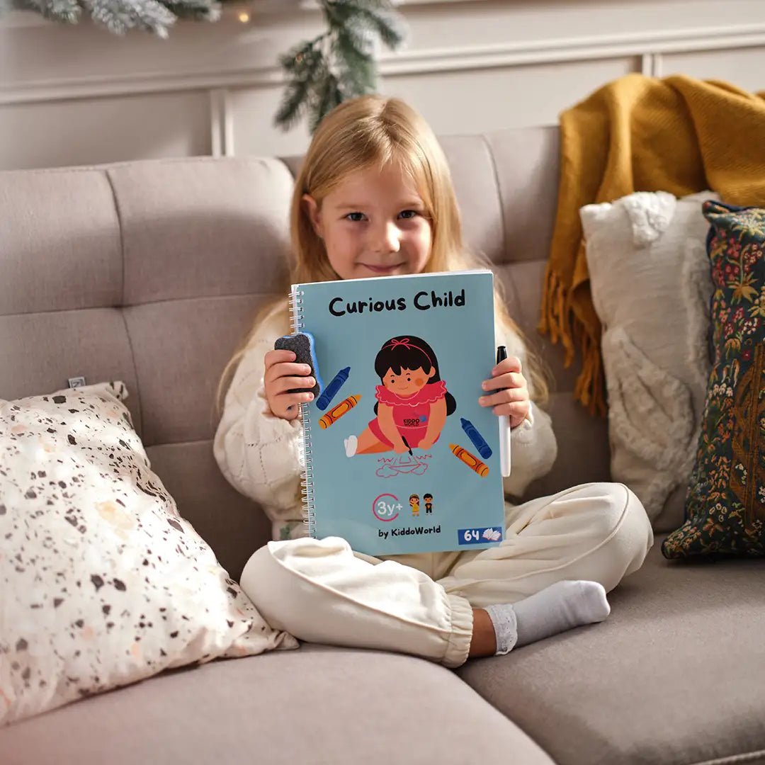 CuriousChild™ - Montessori Aktivitätsbuch für neugierige Kinder - Frest