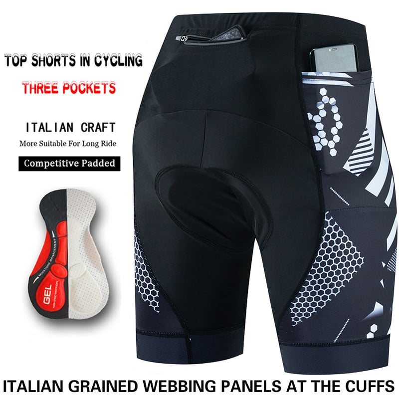 CycloShorts - Radhose mit 3 Taschen - Frest