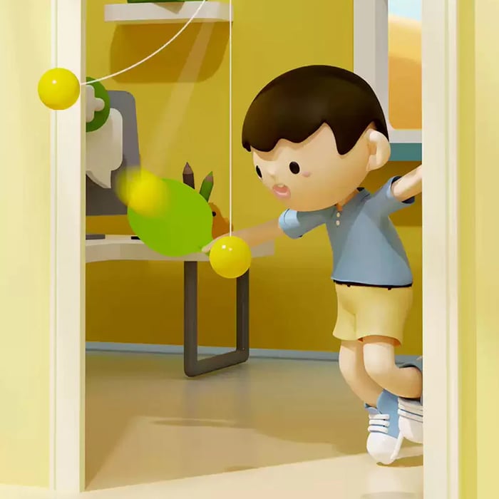 DoorPong - Tischtennis - Hängeset für den Innenbereich - Frest