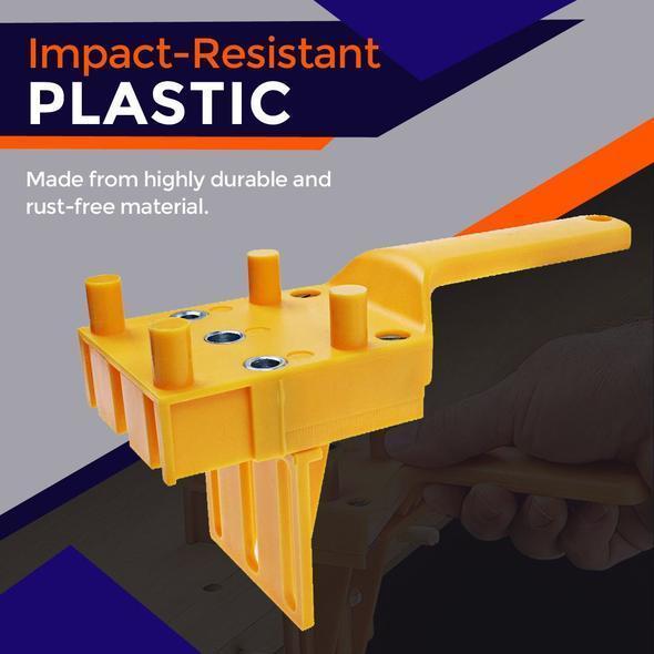 DowelGuide - Anleitung zum Bohren von Dübellöchern in Holz - Frest