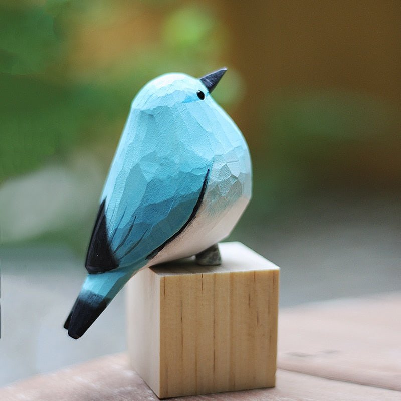 Einzigartige Handgefertigte Holzvögels - Frest