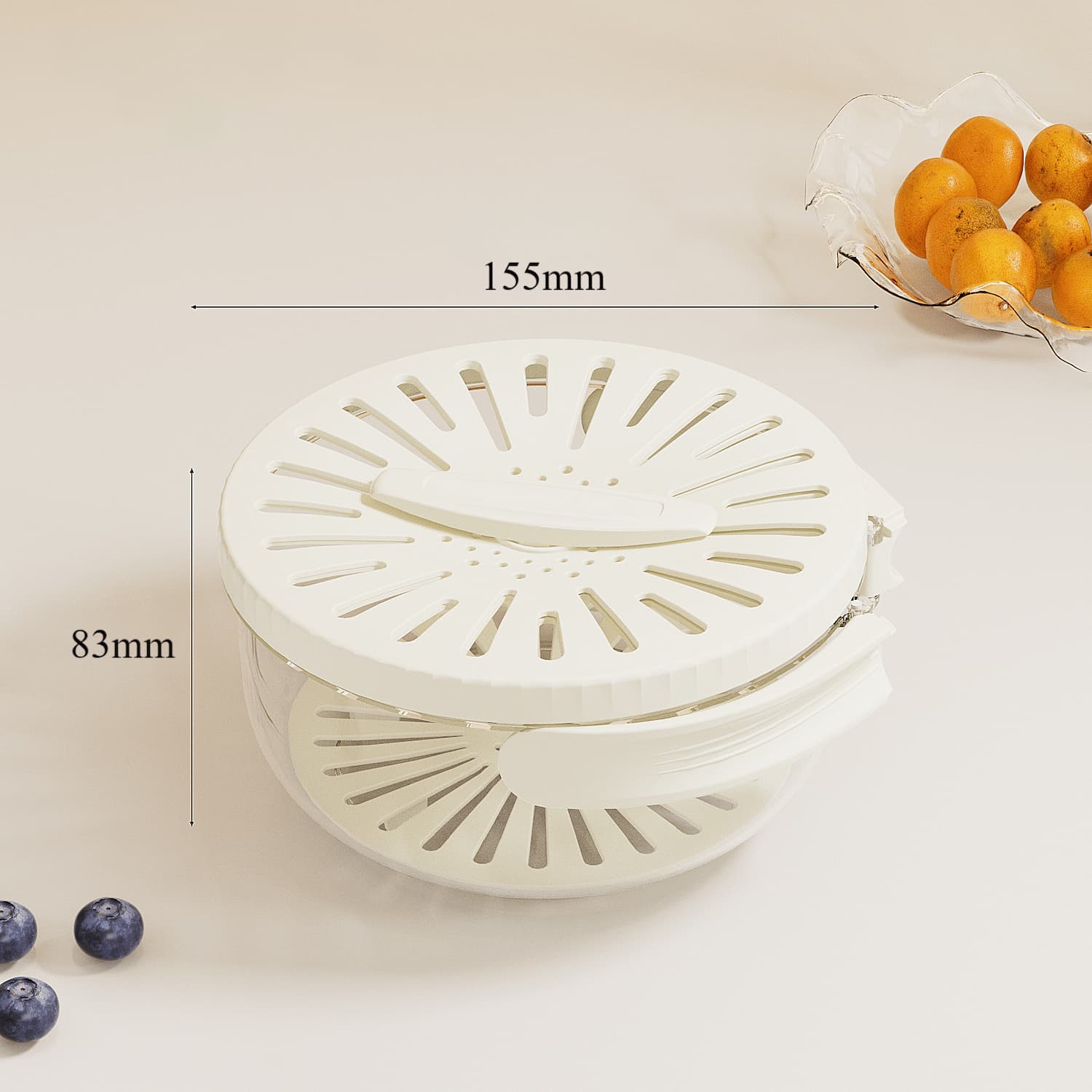 FruitWash - Korb zum Waschen und Aufbewahren: Vereinfachen Sie das Waschen und Aufbewahren von Obst! - Frest