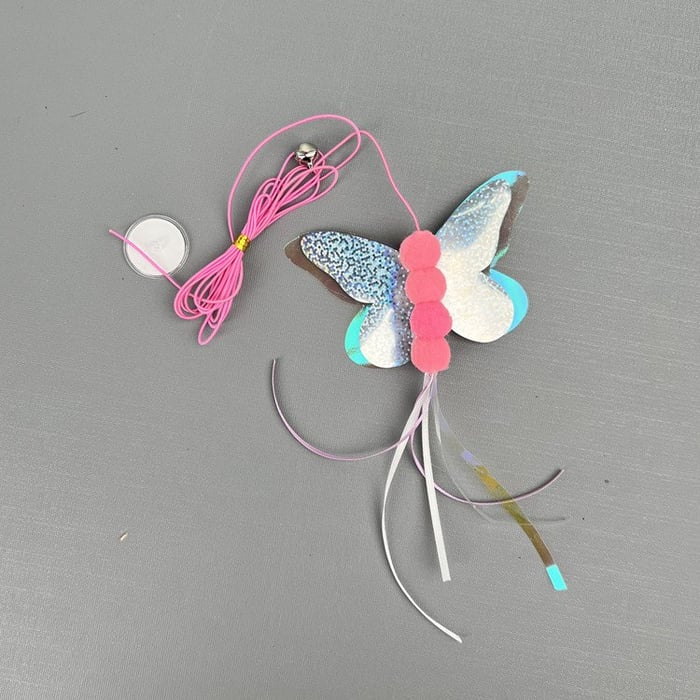 HangBounce - Hüpfendes Katzenspielzeug, das man an den Türpfosten hängt - Frest