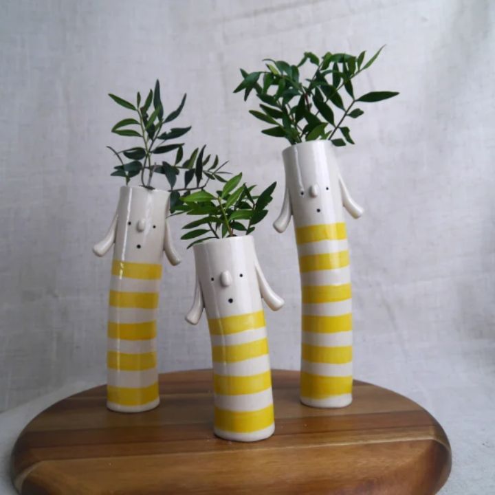 HonuVase - Handgefertigtes Vasen - Set - Frest
