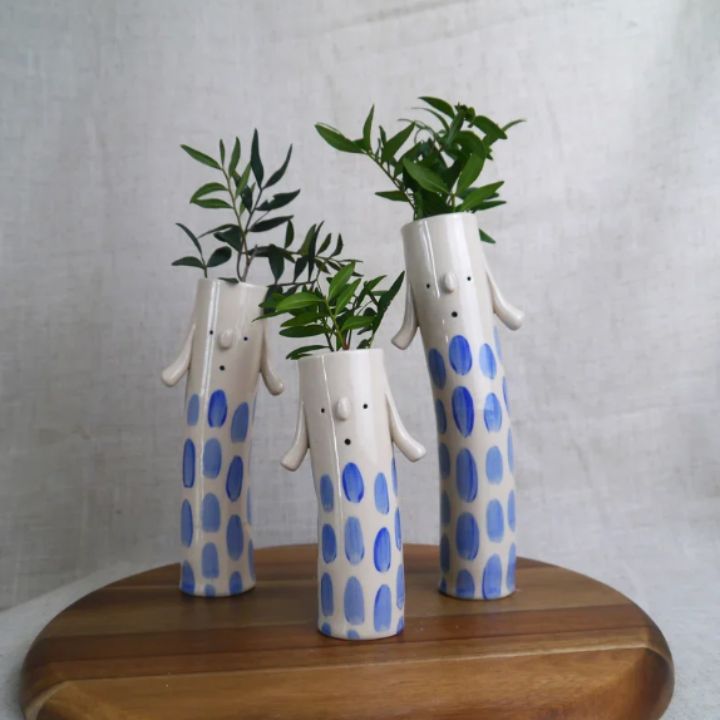 HonuVase - Handgefertigtes Vasen - Set - Frest