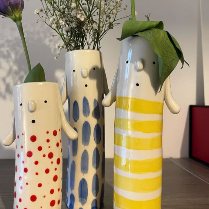 HonuVase - Handgefertigtes Vasen - Set - Frest