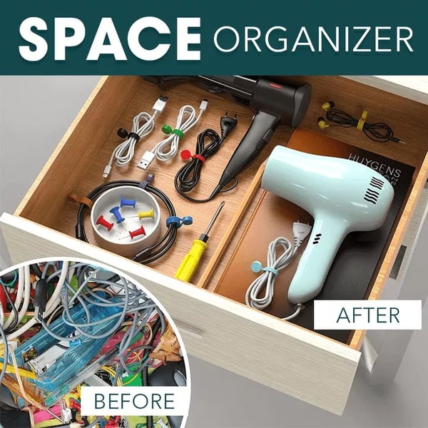 HuraTies - Magnetische Snap - On - Kabelbinder - Frest