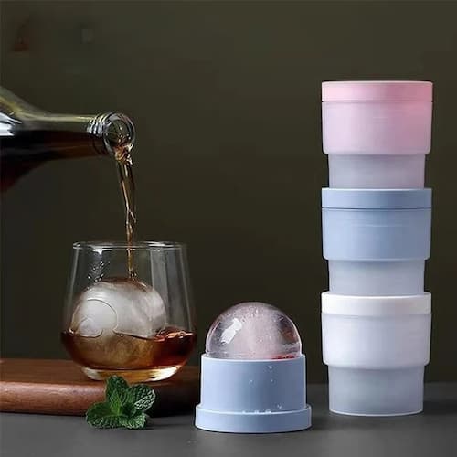 IceGlobe - Schaffen Sie eine perfekte, langsam schmelzende Eiskugel, ideal für Cocktails und Whiskey! - Frest
