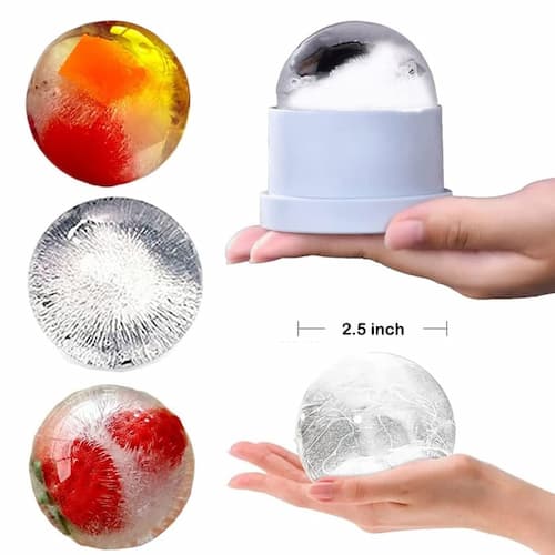 IceGlobe - Schaffen Sie eine perfekte, langsam schmelzende Eiskugel, ideal für Cocktails und Whiskey! - Frest