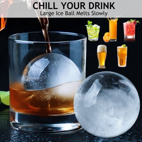 IceGlobe - Schaffen Sie eine perfekte, langsam schmelzende Eiskugel, ideal für Cocktails und Whiskey! - Frest