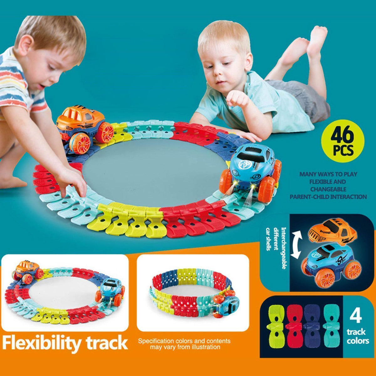 ImpossibleTrack™ - Magnetisches Auto-Spielzeug | Spielen - überall - im Haus! - Frest