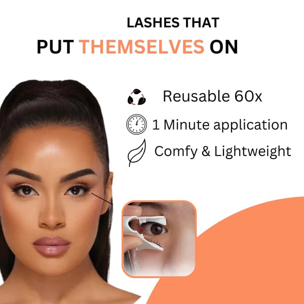 KiraLashes - Hochwertige magnetische Wimpern - Frest