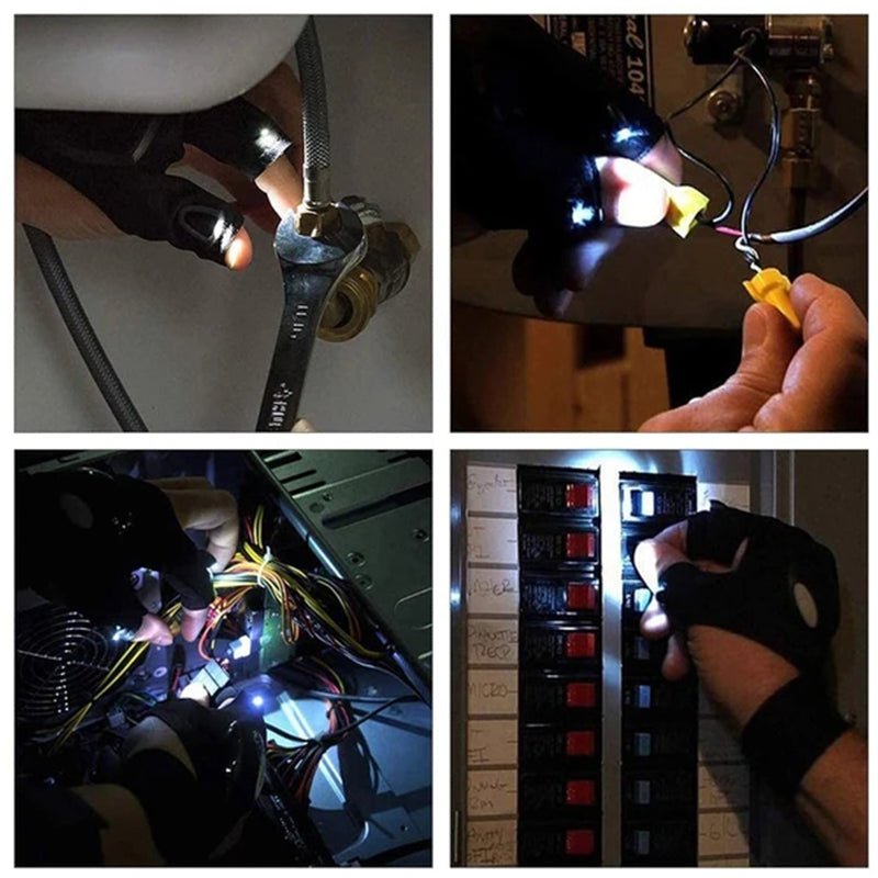 LampHand - LED - Taschenlampenhandschuhe - Frest