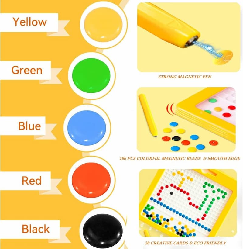 MagneticDots - Montessori Magnetische Punktetafel - Frest