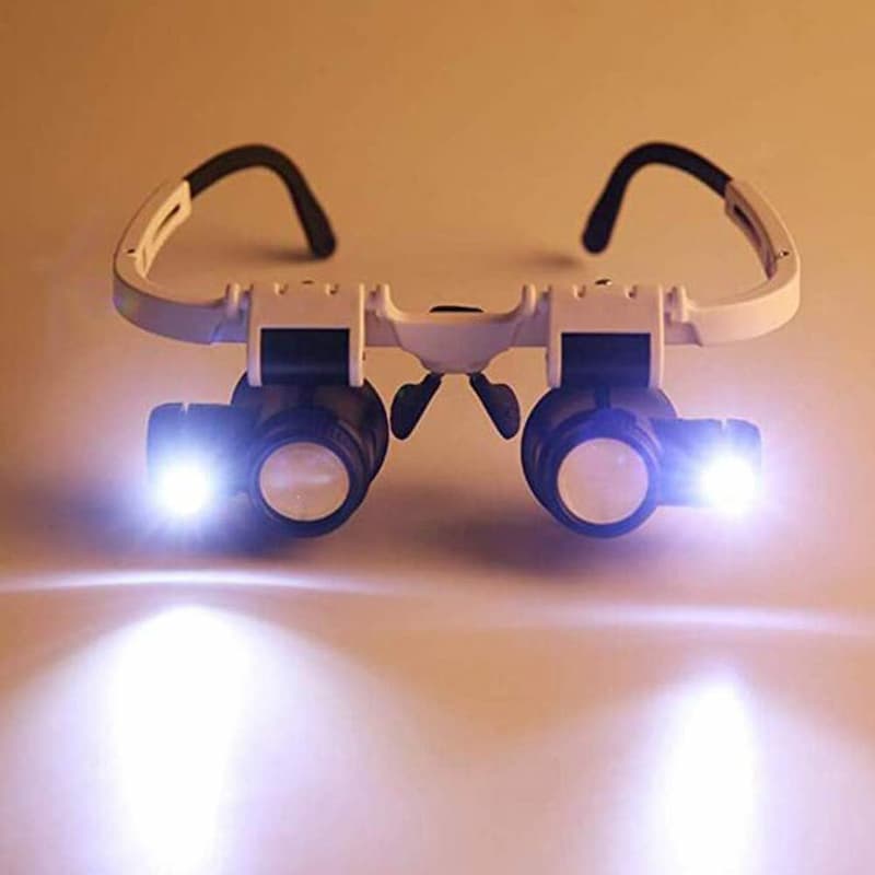 MagnifyGlasses - Lupenbrille mit LED-Leuchten - Frest
