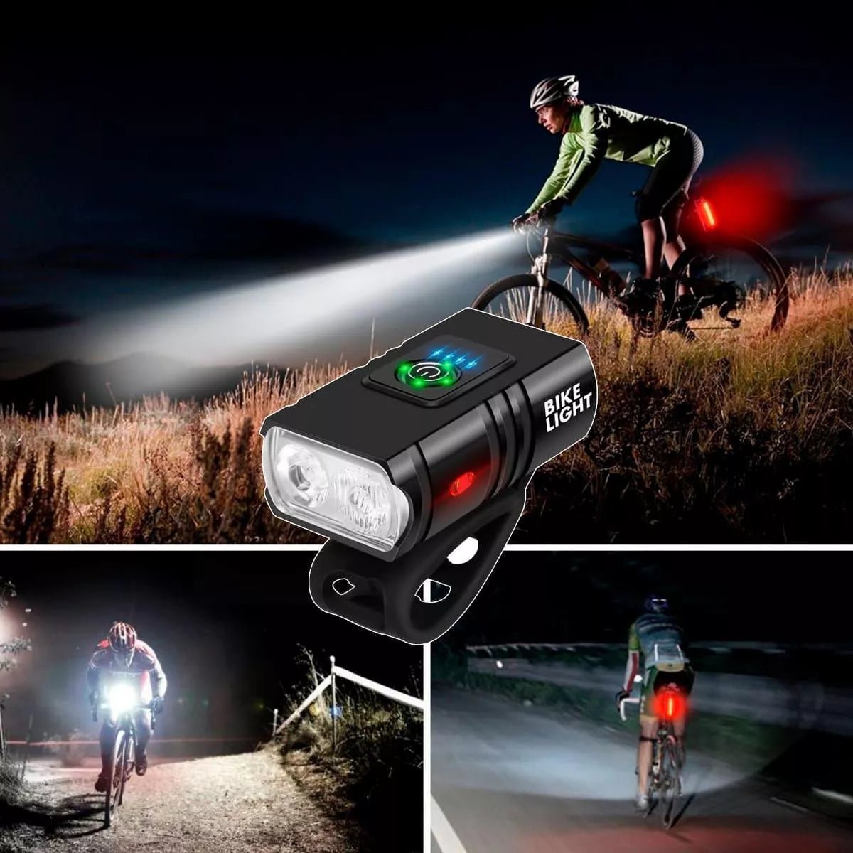 MegaLight - 1000 Lumen LED - Fahrradlicht für maximale Sicherheit - Frest