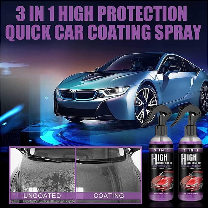 NanoCoating - 3 in 1 Hochschutz - Auto - Beschichtungsspray - Frest