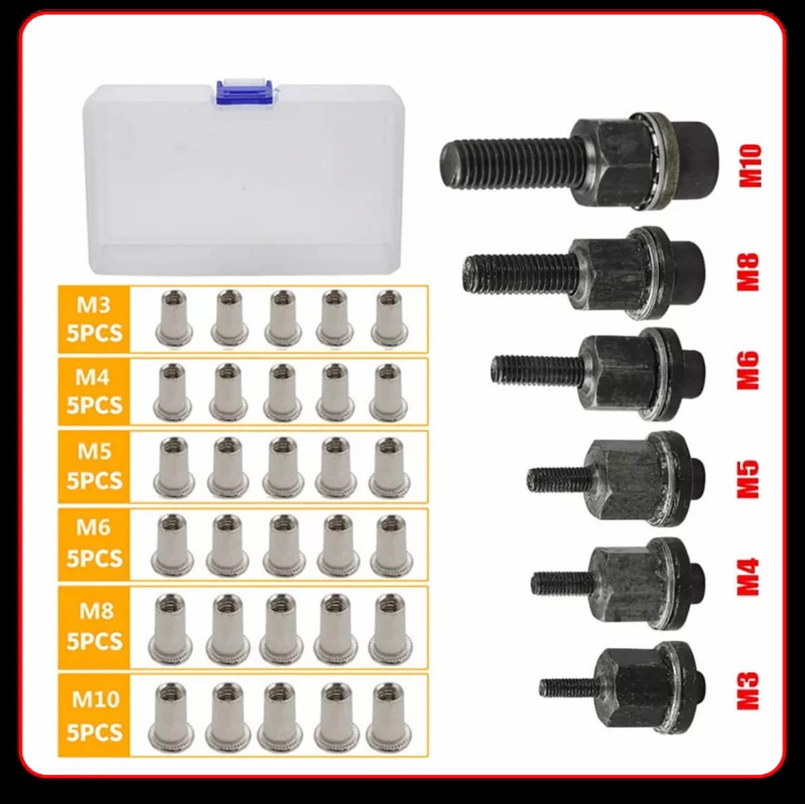 Nietmutters - 30er Set - Frest