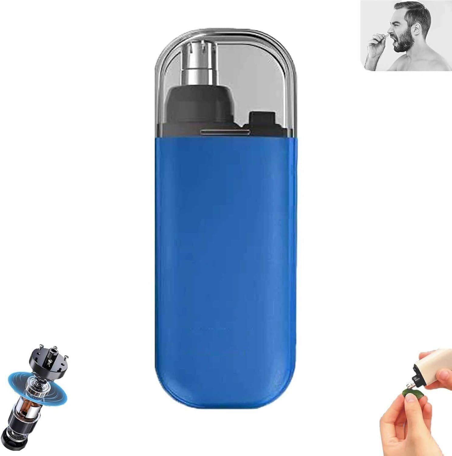 NoseTrimr - Schmerzfreier tragbarer Nasenhaartrimmer - Frest