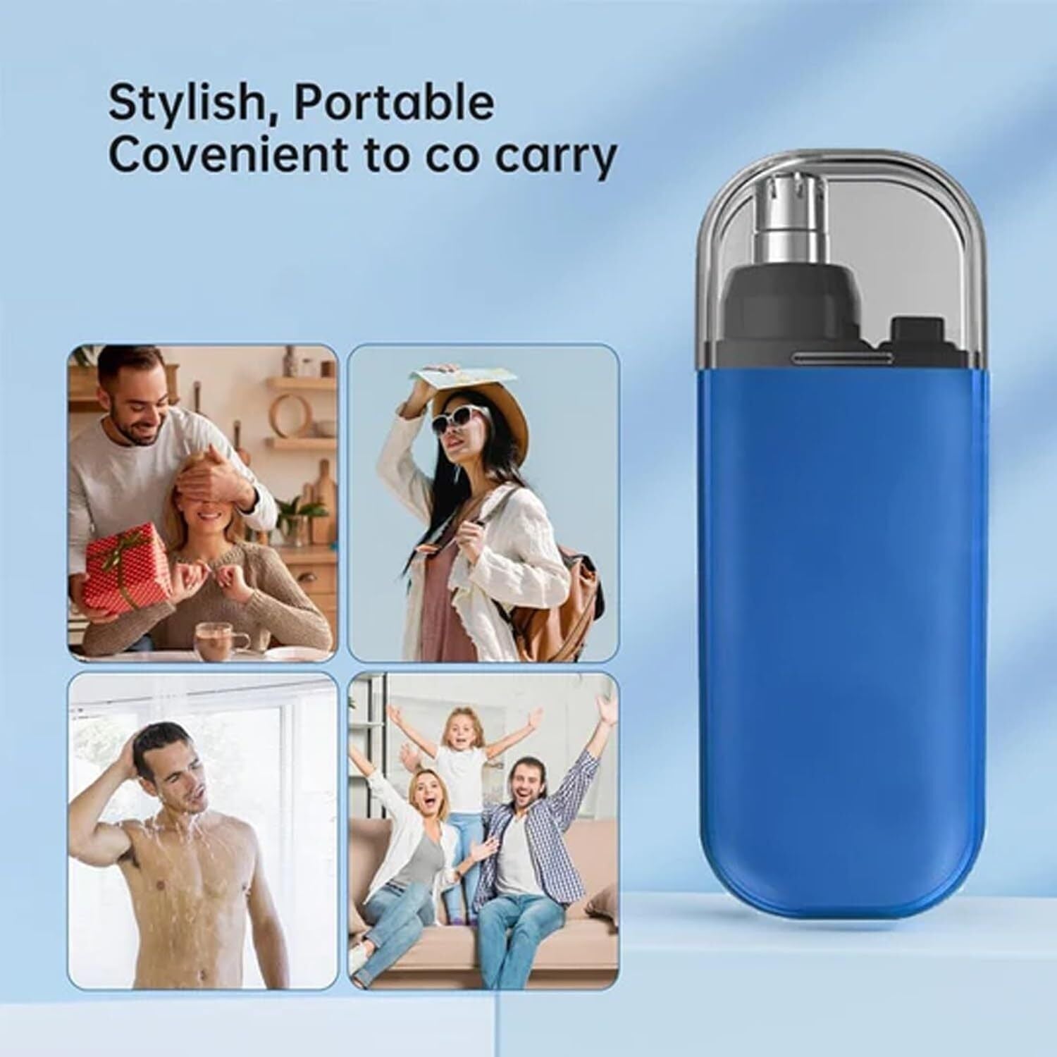 NoseTrimr - Schmerzfreier tragbarer Nasenhaartrimmer - Frest