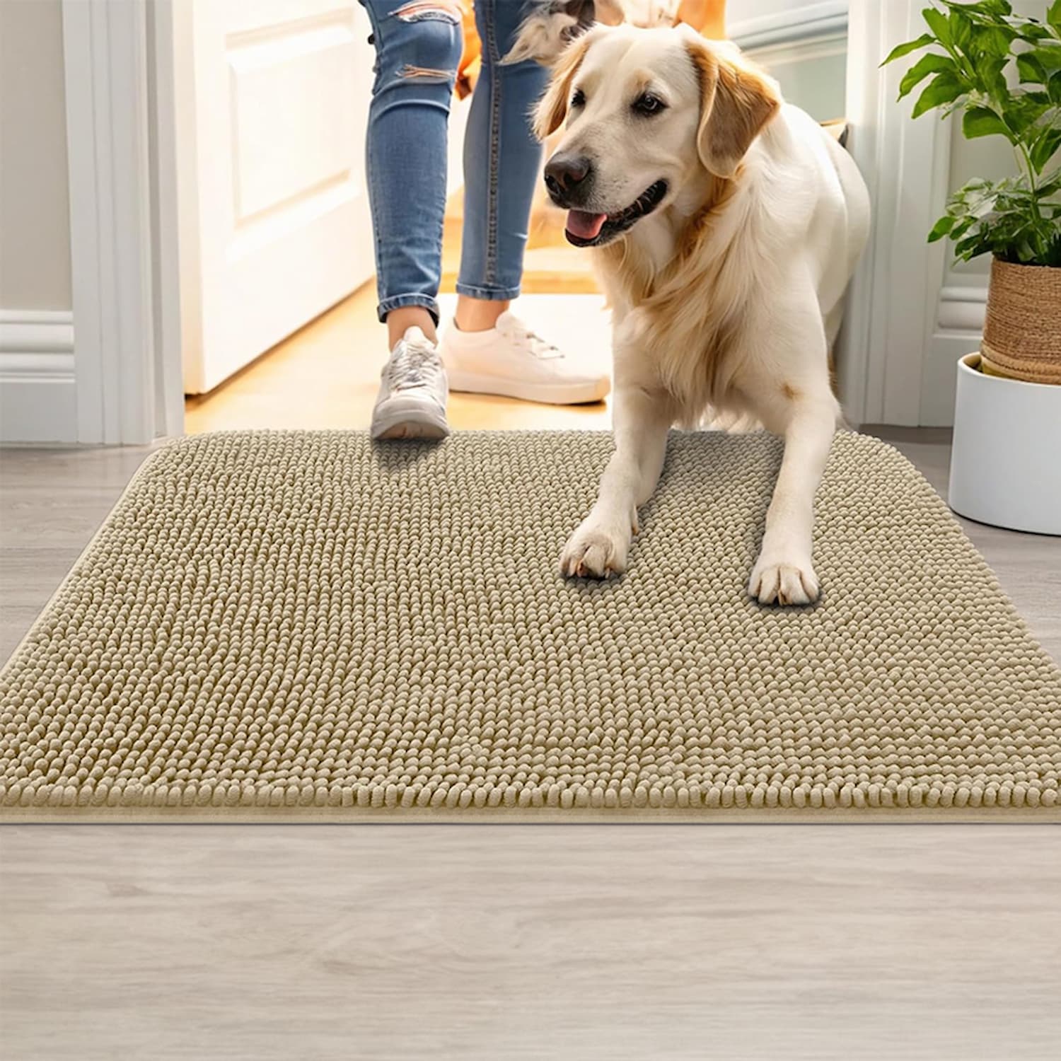 PawsMat - Verhindert dass nasse schmutzige Pfoten Ihre Böden verschmutzen! - Frest