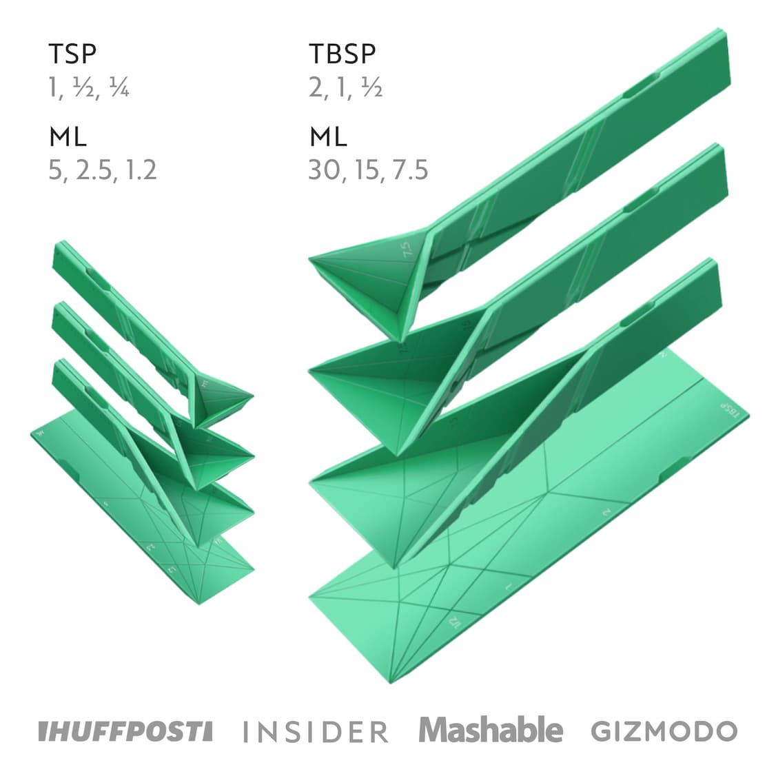 Polygons - 3 - In - 1 - Messlöffel - Frest