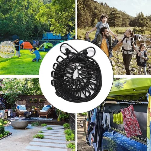 PortaLine - Tragbare Wäscheleine mit Klammern für Camping und Garten - Frest