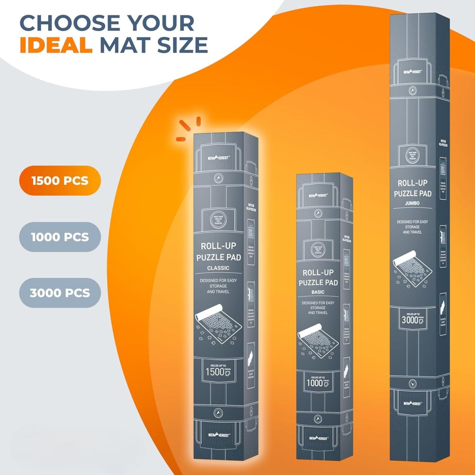 PuzzleMat - Rollen Sie Ihr Puzzle einfach auf, damit es aus dem Weg ist! - Frest