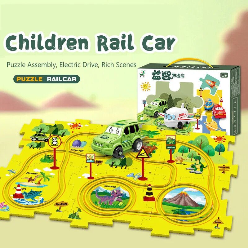 PuzzleRacer - Kinder-Autobahn-Set! - Frest