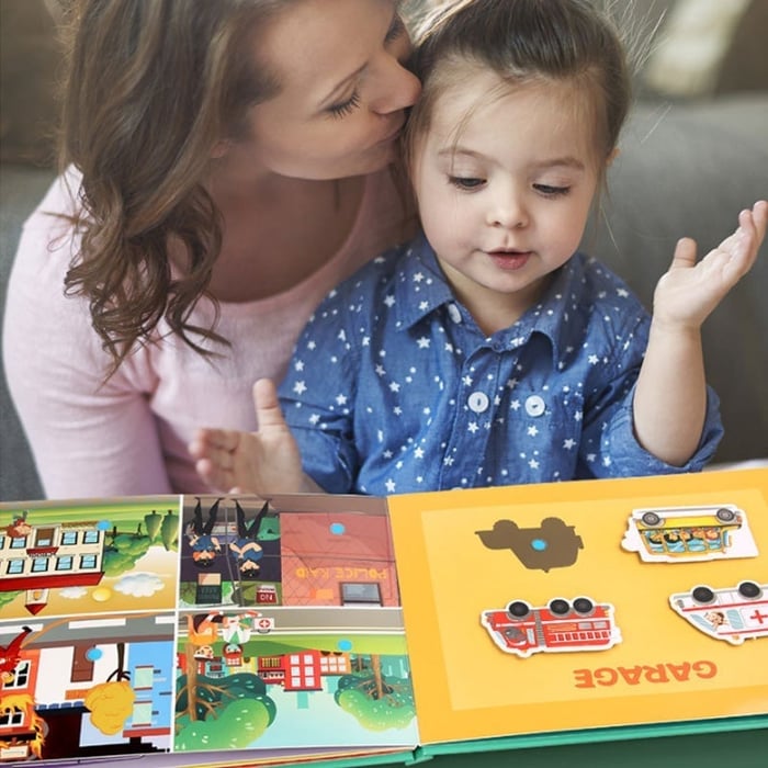 QuietBook™ - Lassen Sie Ihre Kinder lernen, indem sie die Formen zuordnen! - Frest